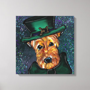 AIREDALE TERRIER CANVAS PRINT