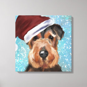 AIREDALE TERRIER CANVAS PRINT