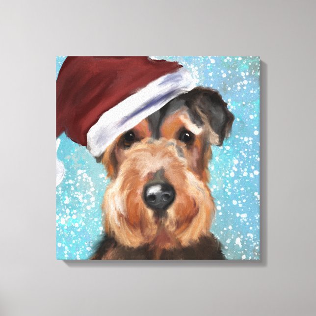 AIREDALE TERRIER CANVAS PRINT (Front)