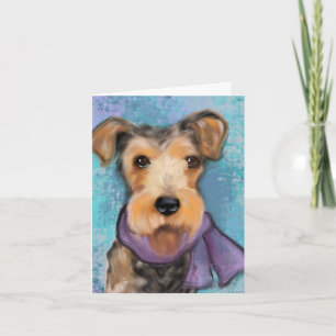 Airedale Terrier Card