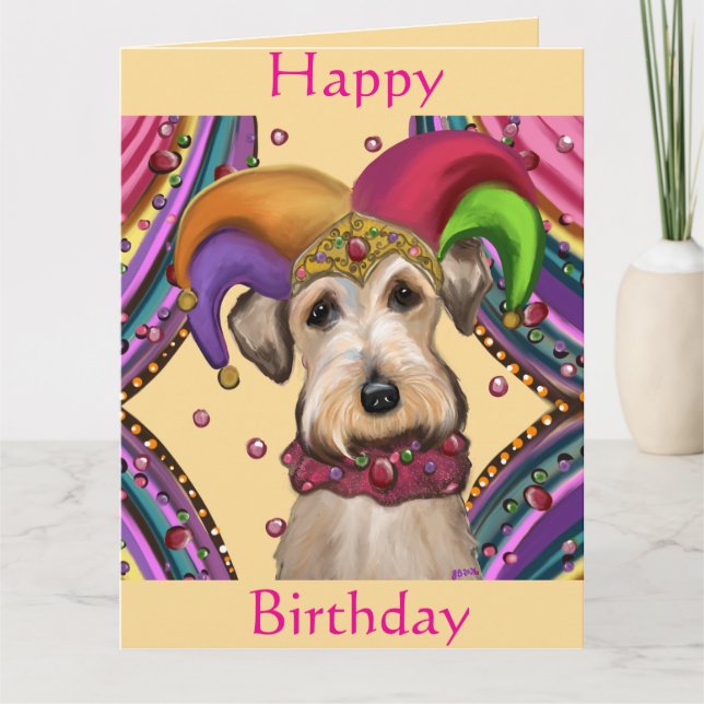 AIREDALE TERRIER  CARD (Front)