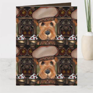 AIREDALE TERRIER CARD