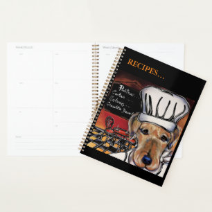 Airedale Terrier Chef   Planner