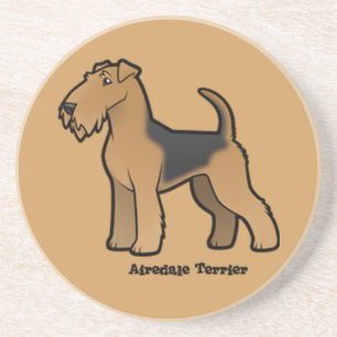 airedale terrier coaster