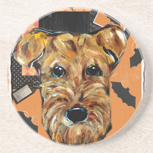 AIREDALE TERRIER COASTER (Front)