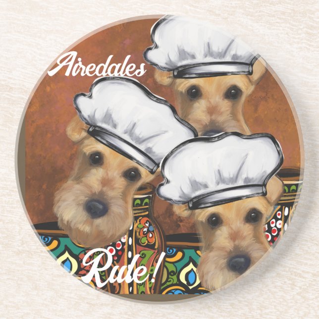 Airedale Terrier     Coaster (Front)