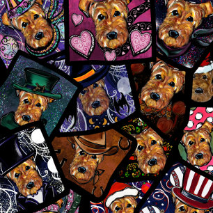 AIREDALE TERRIER CROSSBODY BAG