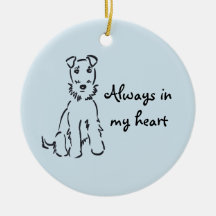 Airedale Terrier Customizable Dog Memory Keepsake