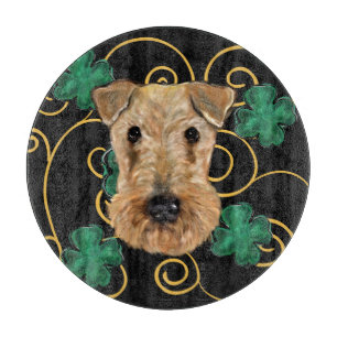 AIREDALE TERRIER CUTTING BOARD