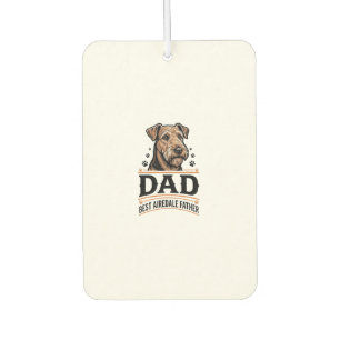 Airedale Terrier Dad Vintage Dog Father Shirt_1 Air Freshener