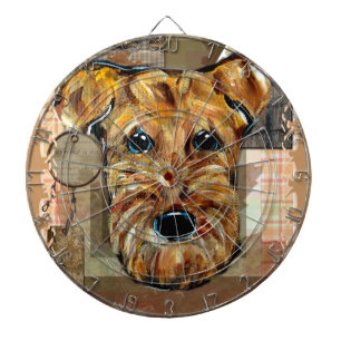 AIREDALE TERRIER DARTBOARD