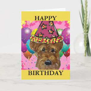 AIREDALE TERRIER DOG CARD