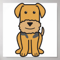 Airedale Terrier Dog Cartoon