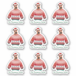 Airedale Terrier Dog Family Ugly Christmas Sweater