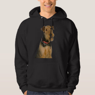 Airedale Terrier Dog Mom Dad Love Is Puppy Pet 2 Hoodie