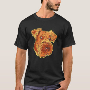 Airedale Terrier Dog Pet Portrait T-Shirt