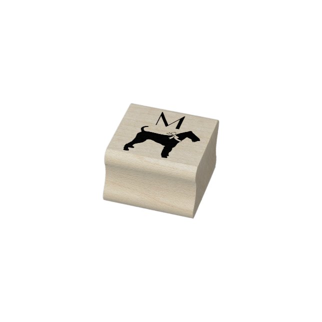 Airedale Terrier Dog Puppy Rubber Stamp (Stamp)