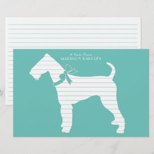 Airedale Terrier Dog Puppy Stationery