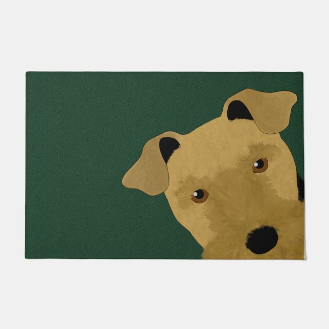 Airedale Terrier Doormat (Front)