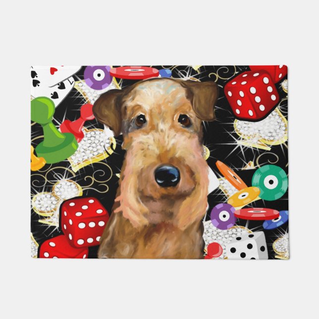  AIREDALE TERRIER        DOORMAT (Front)