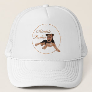 Airedale Terrier Fathers Day Trucker Hat