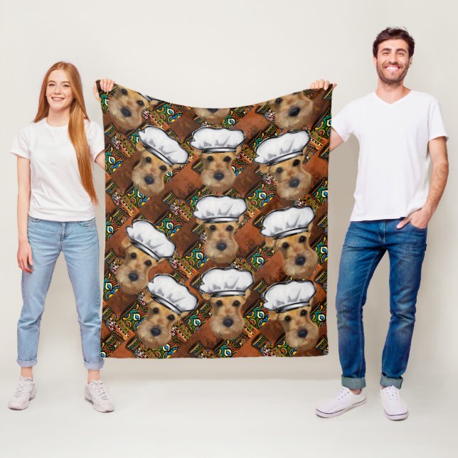 Airedale Terrier        Fleece Blanket (In Situ)