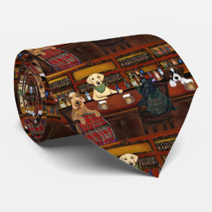 AIREDALE TERRIER & FRIENDS TIE