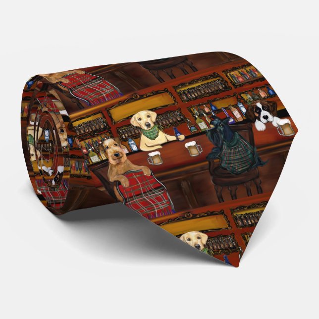  AIREDALE TERRIER  & FRIENDS       TIE (Rolled)