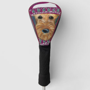 AIREDALE TERRIER       GOLF HEAD COVER