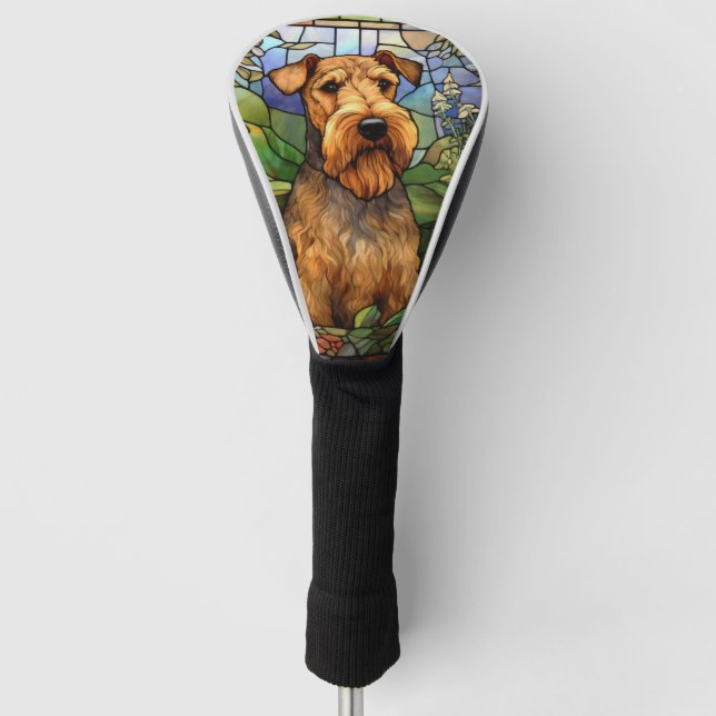 Airedale Terrier  Golf Head Cover (Front)