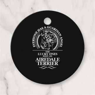 Airedale Terrier Guardian Angel dog quote Favour Tags