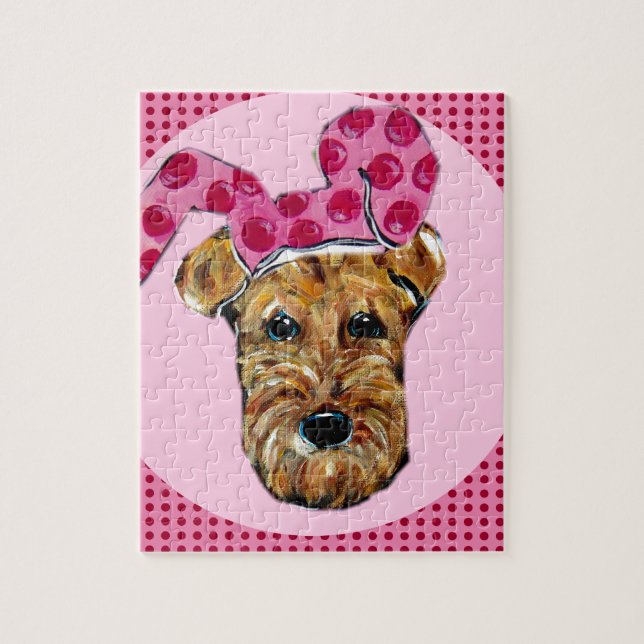 AIREDALE TERRIER JIGSAW PUZZLE (Vertical)