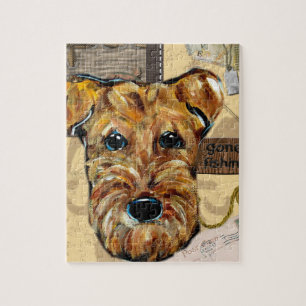AIREDALE TERRIER JIGSAW PUZZLE