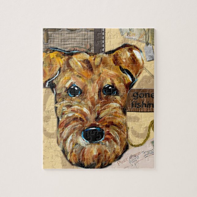 AIREDALE TERRIER JIGSAW PUZZLE (Vertical)