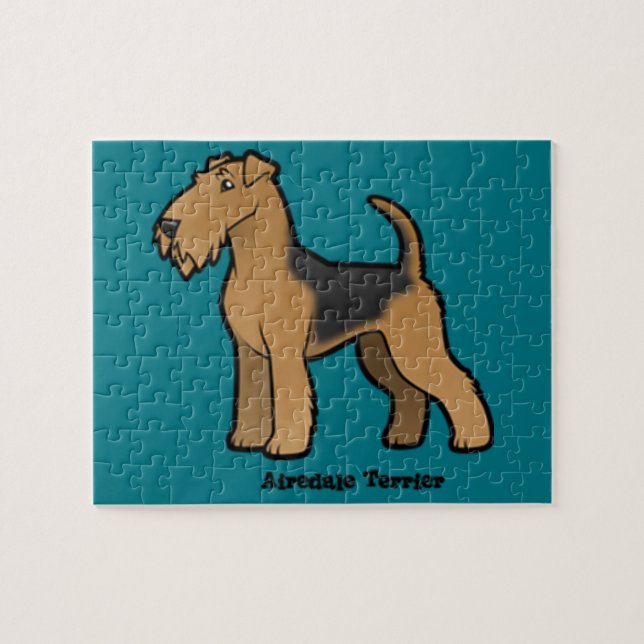 airedale terrier jigsaw puzzle (Horizontal)