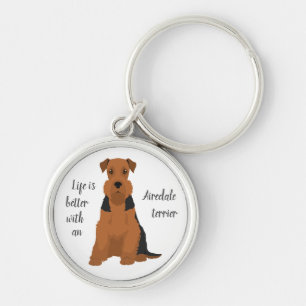 Airedale Terrier Keychain