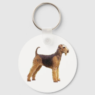Airedale Terrier Keychain