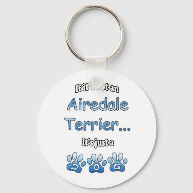 Airedale Terrier Keychain (Front)