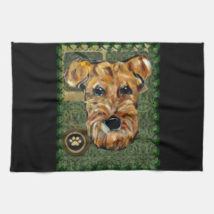 AIREDALE TERRIER KITCHEN TOWEL