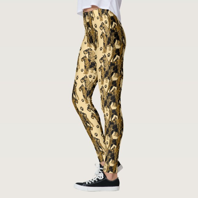 Airedale terrier Leggings (Gauche)