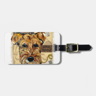 AIREDALE TERRIER LUGGAGE TAG