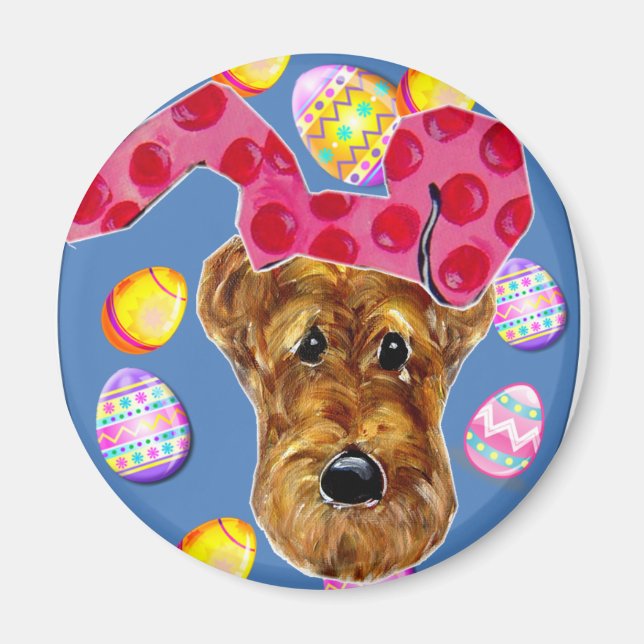 AIREDALE TERRIER MAGNET (Front)