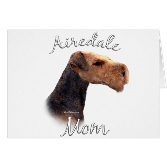 Airedale Terrier Mom 2 (Front Horizontal)