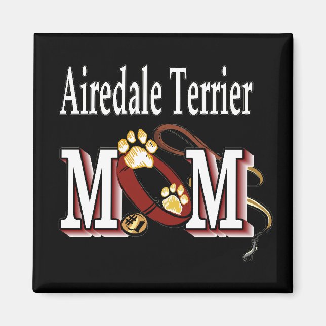 Airedale Terrier MOM Magnet (Front)