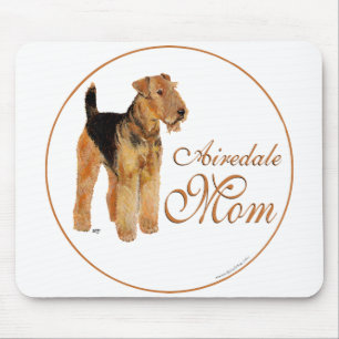 Airedale Terrier Mothers Day Mouse Pad