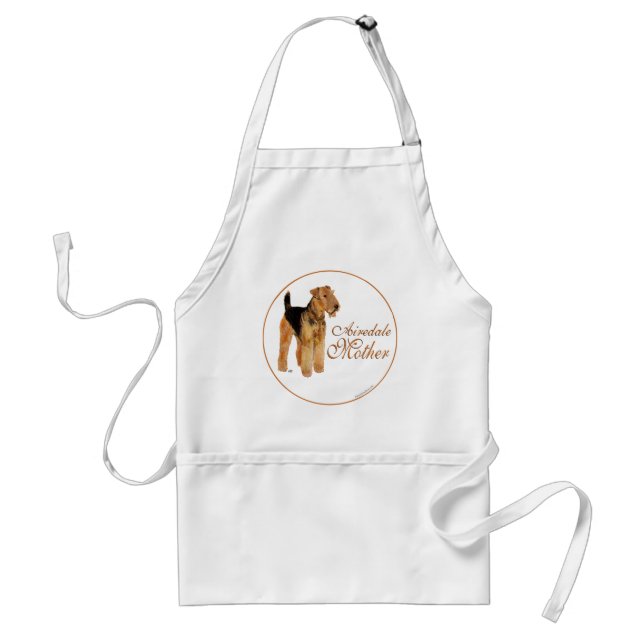 Airedale Terrier Mother's Day Standard Apron (Front)