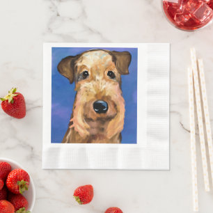  AIREDALE TERRIER         NAPKIN
