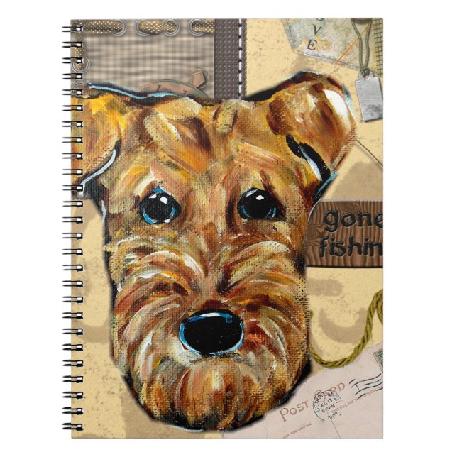 AIREDALE TERRIER NOTEBOOK (Front)