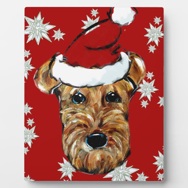 AIREDALE TERRIER PLAQUE (Front)