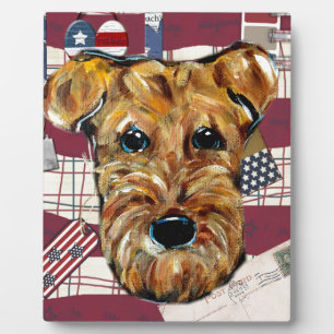 AIREDALE TERRIER PLAQUE